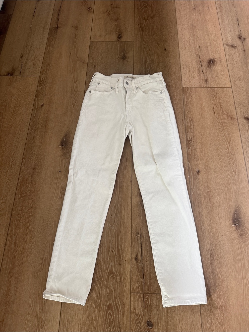 Madewell Off-White Denim Jeans